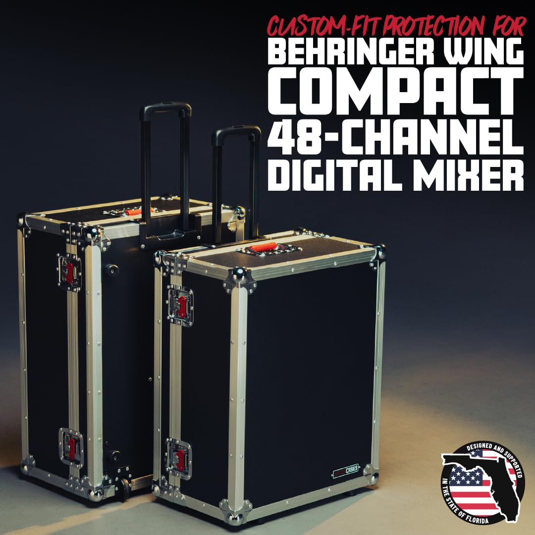 Gator Case für Behringer Wing Compact Mixer (GTOUR-Wing-CMPCT-NDH)