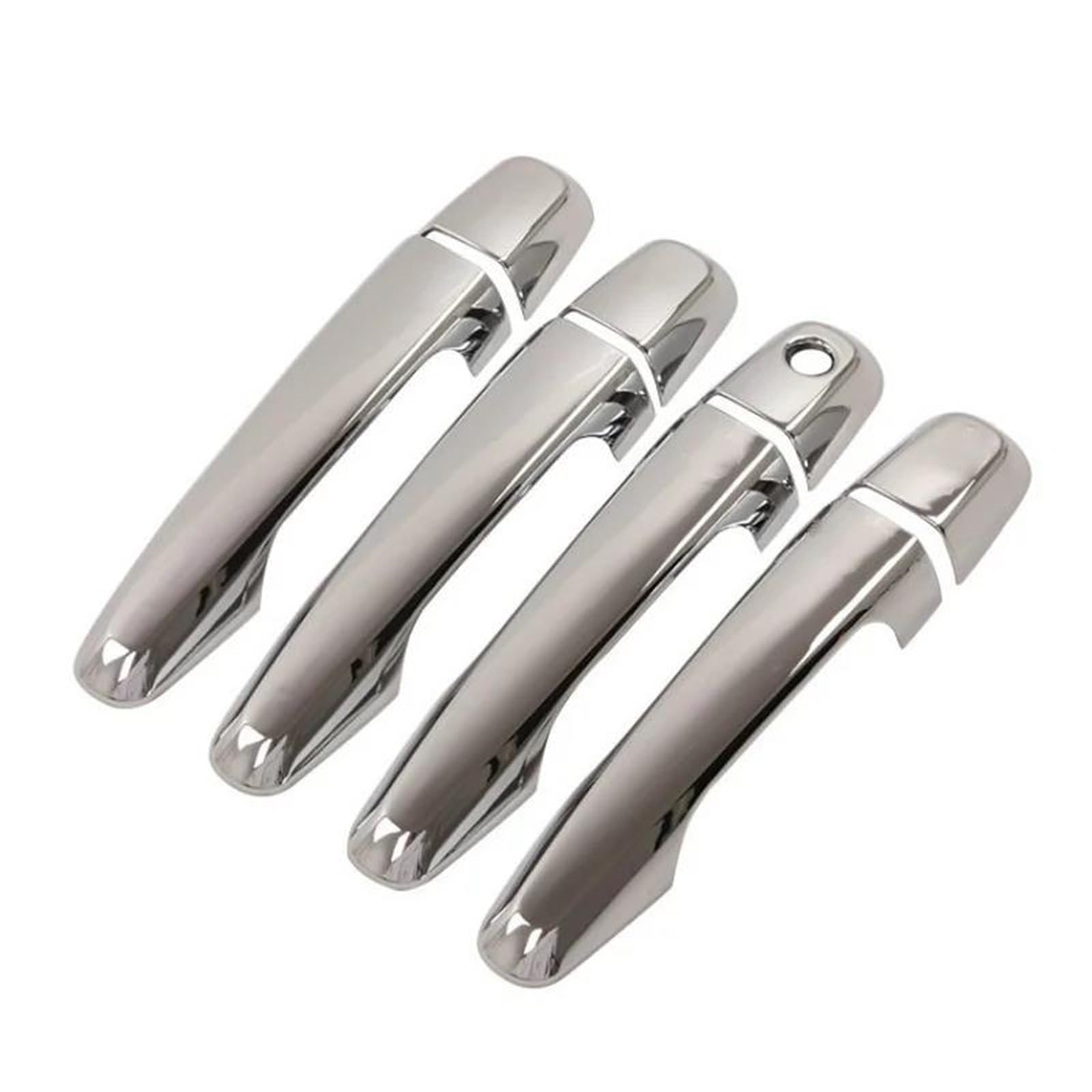 NMJLQW Exterior Decoration Chrome Car Door Handle Cover Styling Accessories for Mitsubishi for Pajero for Sport 2011-2018(1 Keyhole)