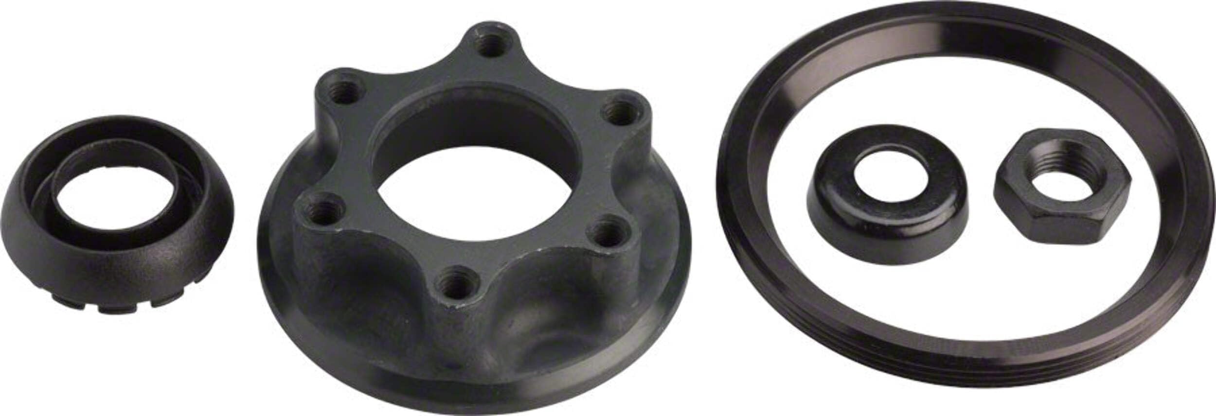 Mozzo Anteriore Shimano HB-RS400 &ndash; QR 100mm, Freno A Cerchio, 36 Fori &ndash; Nero