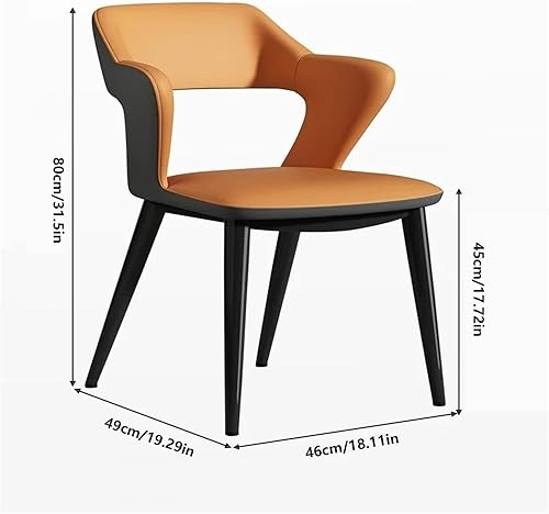 Miniatura 3 de Sillas de comedor sillas de comedor, moderna silla auxiliar tapizada para cocina, con patas de metal para el hogar, sala de estar, dormitorio,