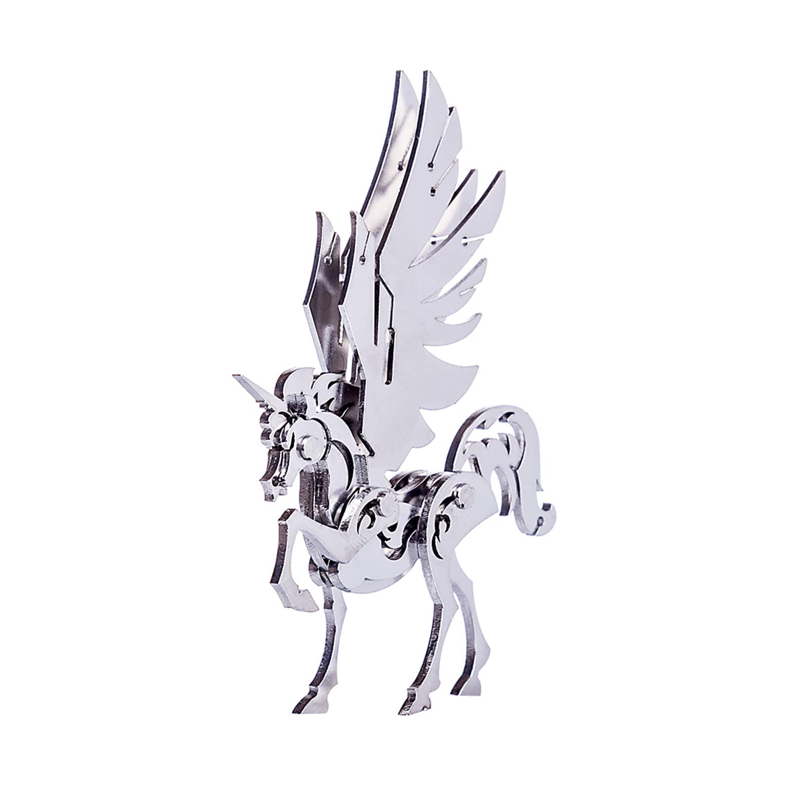 FANGZI 3D Metall Puzzle Fuchs - Modellbausatz Für Erwachsene, Laserschnitt Metallmodell Zum Zusammenbauen