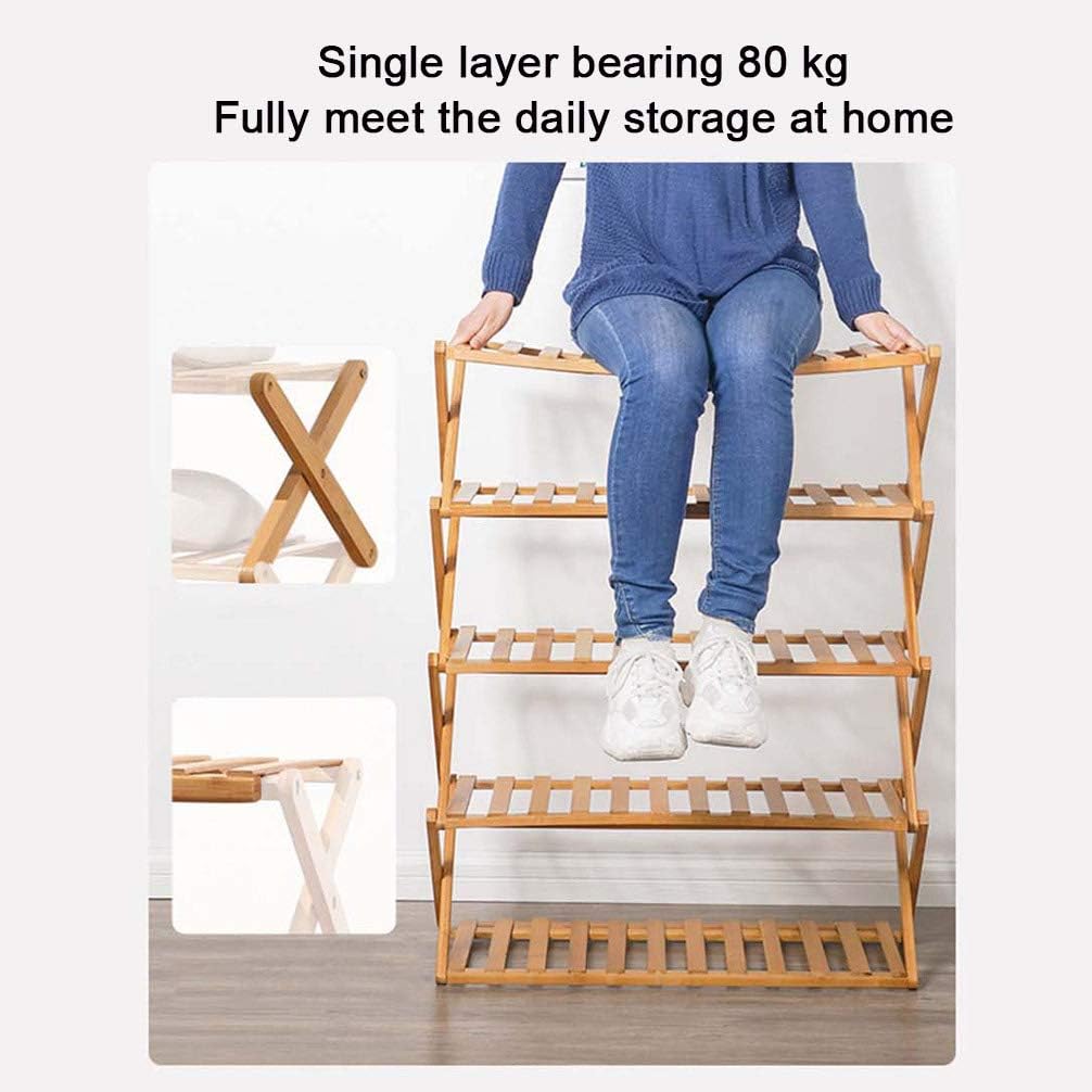 家庭用多層シンプルシューラック、ドアの収納ラック、折り畳み式シューキャビネットの寮なし設置,Six floors,50cm