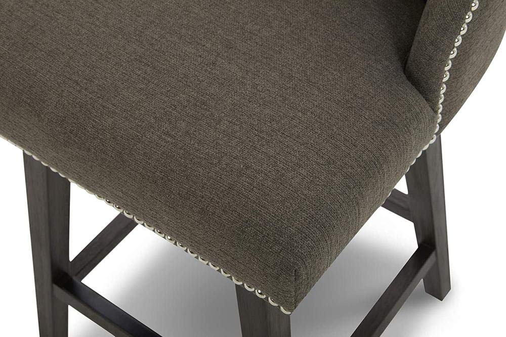 Amazon｜スツールカウンター高さ回転バースツール 布張りフェイク