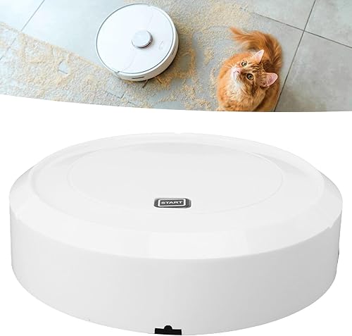 Miniatura 2 de Robot aspiradora inalámbrica, aspiradora robótica, succión fuerte, carga automática, robot de barrido inteligente, ideal para suelos duros, pelo de