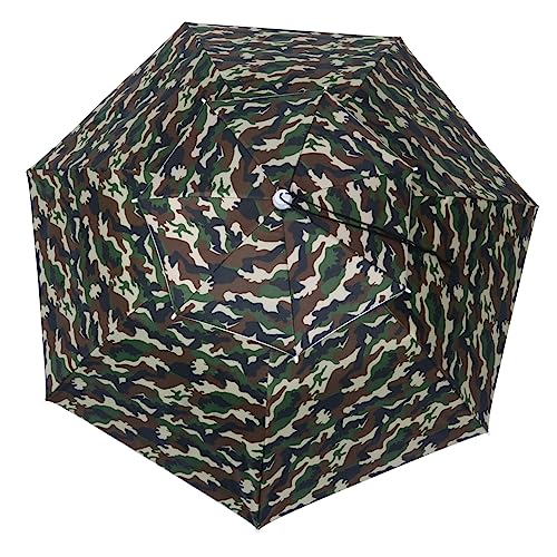 Parapluie tête double couche léger robuste camouflage 95 cm