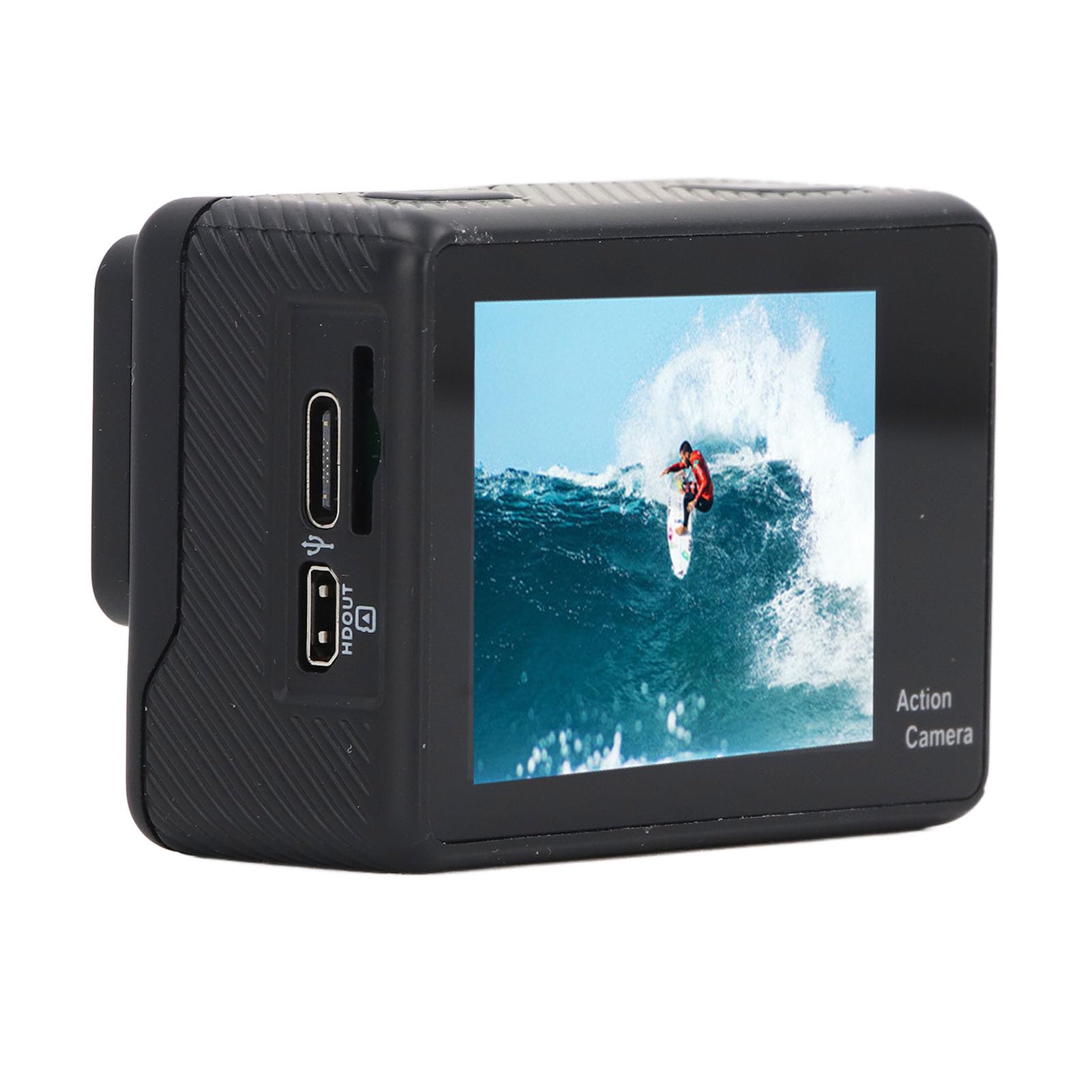 Yctze 5K-Actionkamera mit 48 MP Auflösung, 6 Achsen Anti-Shake, 170-Grad-Weitwinkel-WLAN, Wasserdicht, Mehrere Modi Zum Tauchen, Surfen, Schwimmen