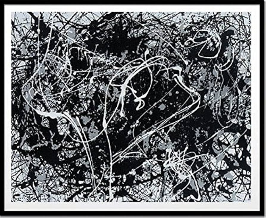 Amazon.co.jp: JIG アートポスター ジャクソン・ポロック Number 33 Amazon.co.jp: JIG アートポスター ジャクソン・ポロック Number 33