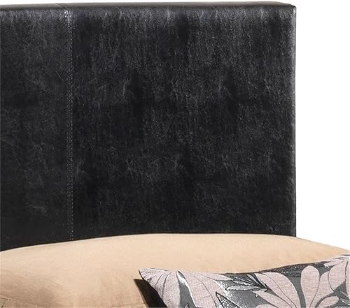 Miniatura 5 de Glory Furniture Aaron - Cama individual tapizada de piel sintética en color negro