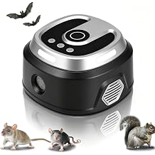 Ultrasonic Pest Repeller Indoor 4 Modes,360  Plug in Mouse Deterrent,120 M  Wide Range Rodent Deterrent Indoor,Mouseblocker for House,Attic,Garage,Warehouse Rvs repelente ultrasonico de plagas