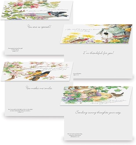 Miniatura 2 de Current Bright Days - Paquete de 20 tarjetas de felicitación de amistad (2 de cada uno de 10 diseños), 5 x 7 pulgadas, sentimientos en el interior,