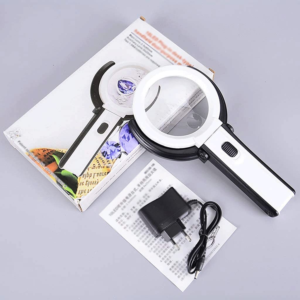Lupa de Escritorio portátil, Lupa Doble, Herramienta para modelismo Militar, Mini Lupa de Escritorio, Lupa de Escritorio