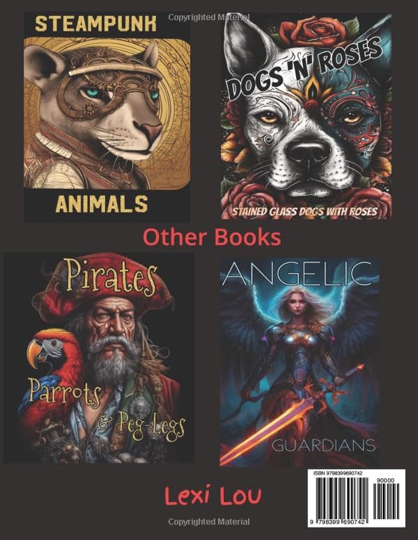 Miniatura 2 de Day of the Dead Divas An Adult Coloring Book of Stained-Glass Day of the Dead Divas and Sugar Skulls