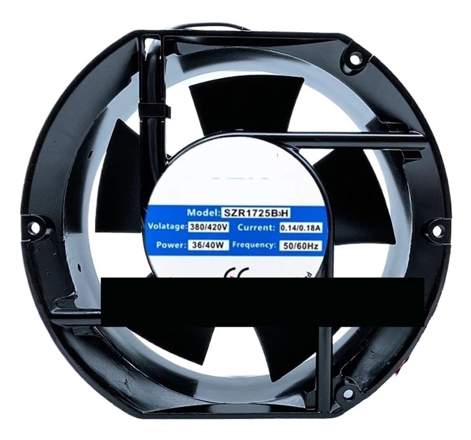 Lzikkgki One Color Szr1725b3h Ac 380V 170X150x50mm 2-Wire Cooling Fan