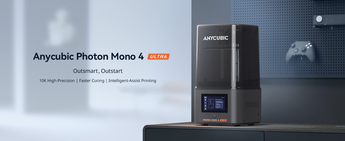 ANYCUBIC Photon Mono 4 Ultra 10K Resin 3D Printer, 7