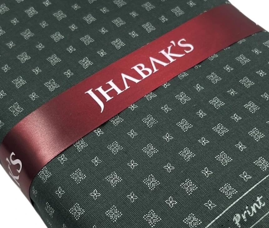 Image of JHABAK'S Unstitched 100% Pure Cotton Shirt Fabric for Men - Shirt Fabric & Kurta Material