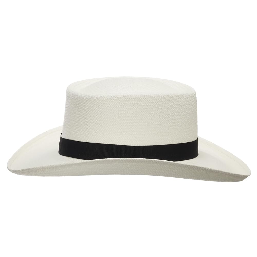 ウィンドハット アイボリー L Amazon | Gambler WoodsパナマホワイトStraw Hatゴルフクラブ
