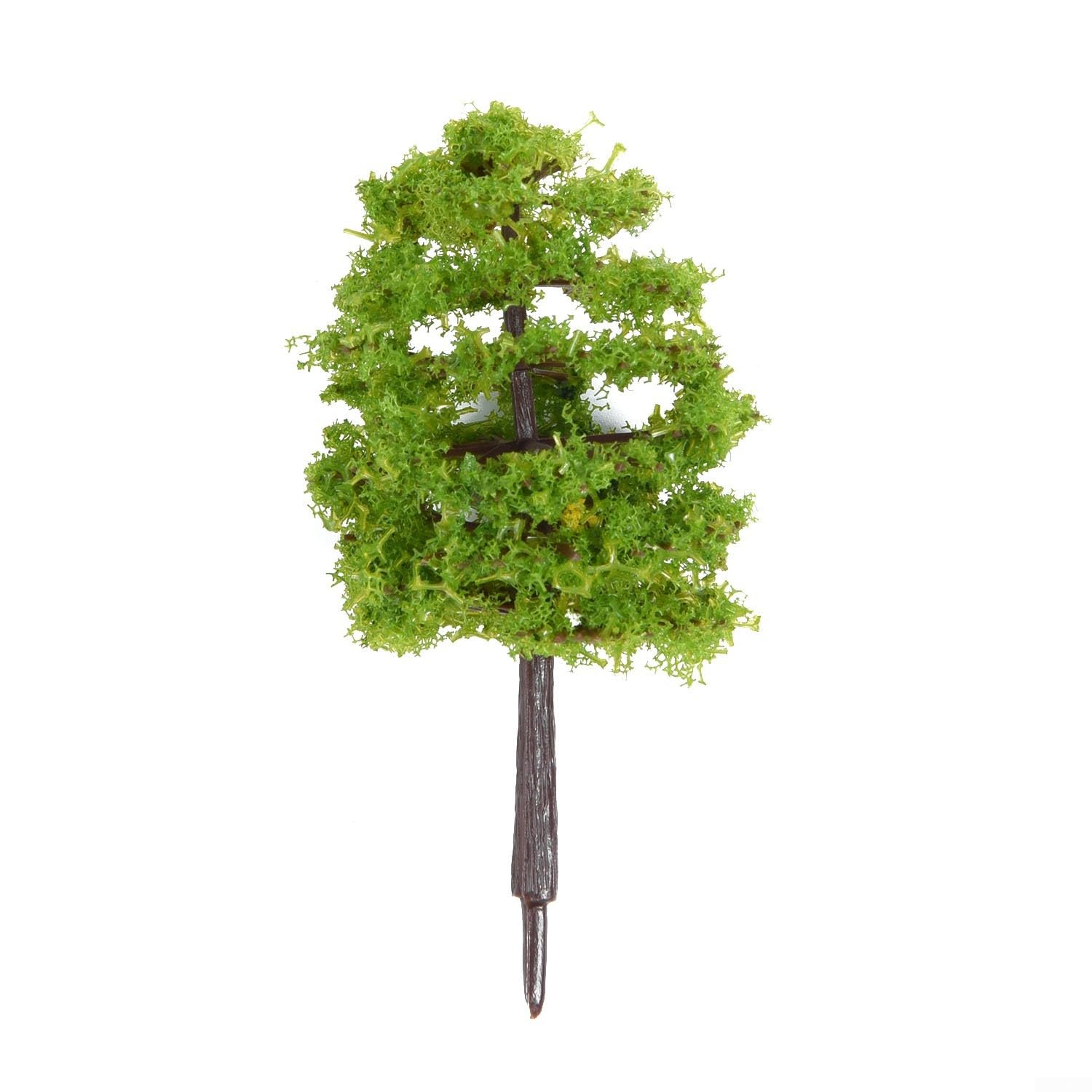 Collezione di 70 alberi modello per HO Z TT Scale Train Layout e paesaggio giardino