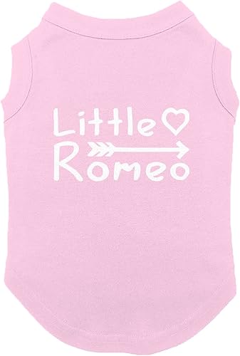 Miniatura 5 de Little Romeo - Camisa de perro con diseño de Julieta, color azul real, grande