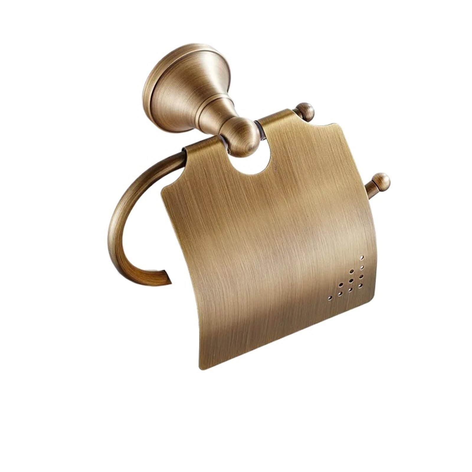 Brushed Brass Toilet Paper Holde Bronze Tissue Holder Toilet Roll Paper Hardware Pendant Brass for bathroom home renovation wall mounted