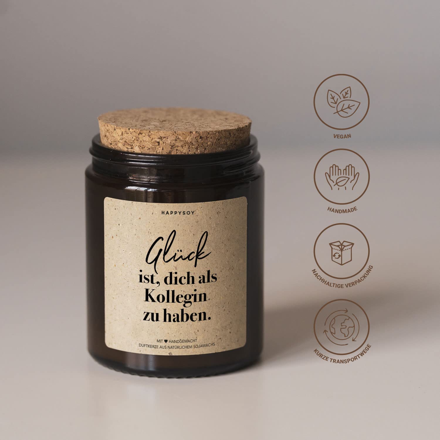 Vela De Soja Hecha A Mano En Frasco De Vidrio, Velas Aromáticas, Decoración Para El Hogar