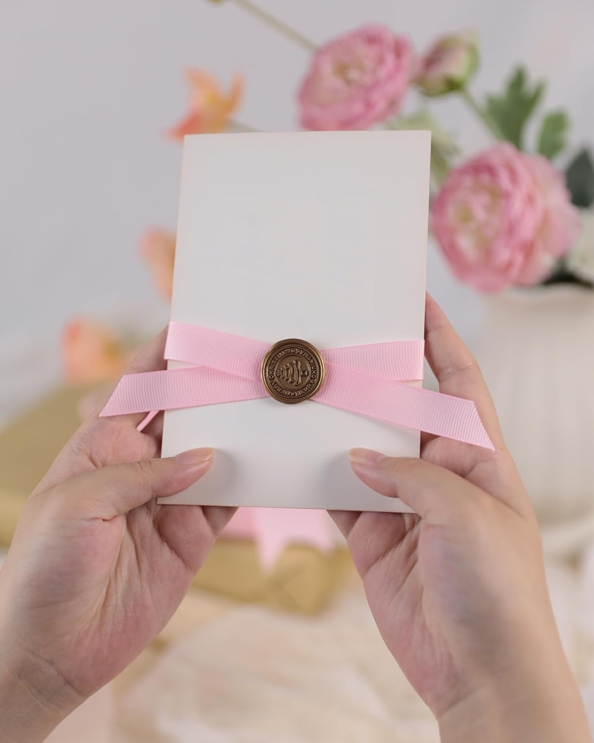 WedDecor Nastro rosa per confezioni regalo, 50 mm x 25 m, in poliestere a doppio lato, per Natale, matrimonio, artigianato, cucito, fiocco per capelli, decorazione per torte di compleanno