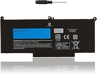 KingSener F3YGT 2X39G Laptop Battery for Dell Latitude 12 7000 E7280 E7380 E7480 12 7280 13 7380 14 7480 7.6V 60WH