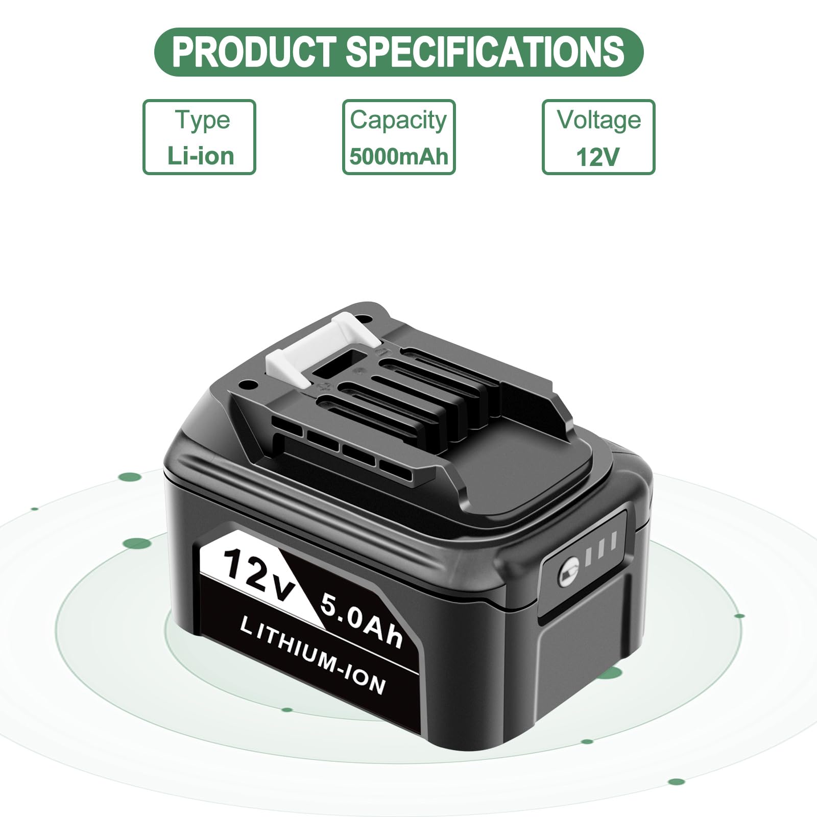 GOLEMON® 12V 2,0 Ah 2X BL1021B Accu Oplader voor BL1020B BL1016 BL1015 Bl1041B Li-ion accu vervangen voor Makita Tool DF031D DF0331D TD110D JR103D JR105D HSS01D HP332D DC10SB DC10WA MP100DZ 197339-1