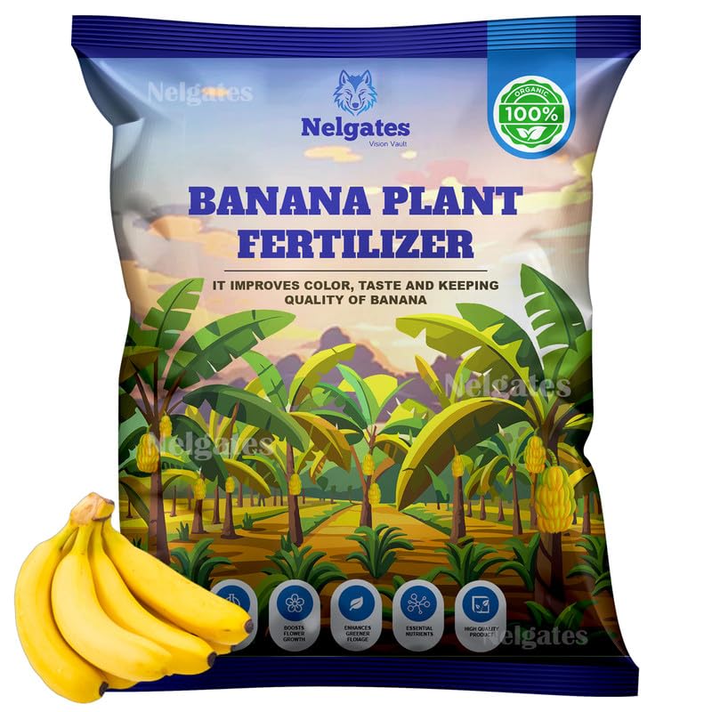 Premium Organic Banana Plant Fertilizer | Specialized Fertilizer for Banana Tree Growth & Fruit Production | Boosts Fruit, Flower & Foliage | Eco-Friendly & Slow-Release Formula 500 g Premium Organic Banana Plant Fertilizer | Specialized Fertilizer for Banana Tree Growth & Fruit Production | Boosts Fruit, Flower & Foliage | Eco-Friendly & Slow-Release Formula 500 g