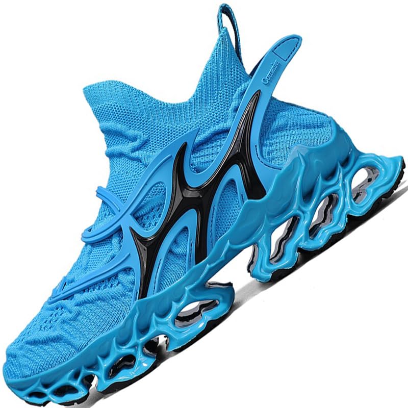 Image of Men's Sneakers for Men Shoes Blade Tennis Mens Trail Running Athletic Fashion Shoe Man Black White Brown Blue Orange Size Basketball Runner