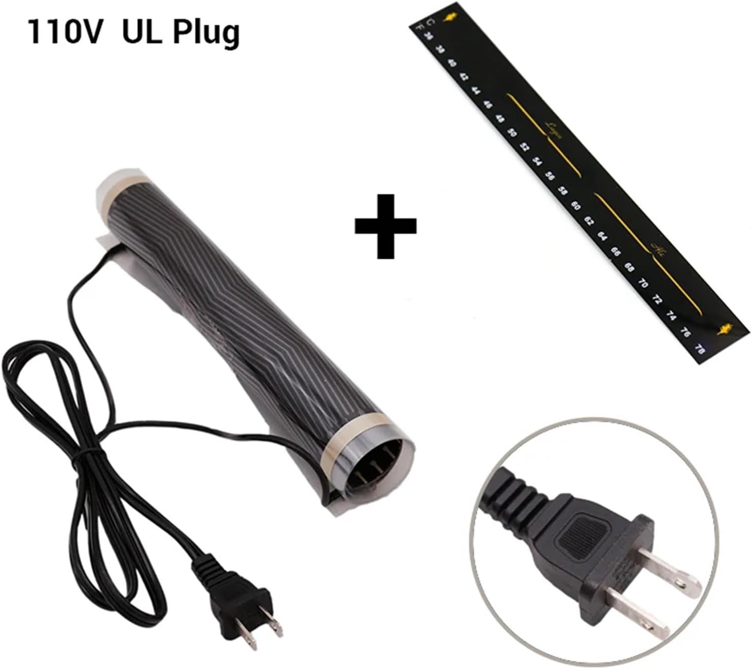 40 Watt Electric Fermentation Wrap Heater for Homebrew - 110V & 220V Compatible for Beer and Wine Fermentation(220V EU Plug)