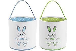 Premium Easter Bunny Basket Bags for Egg Hunt Fun