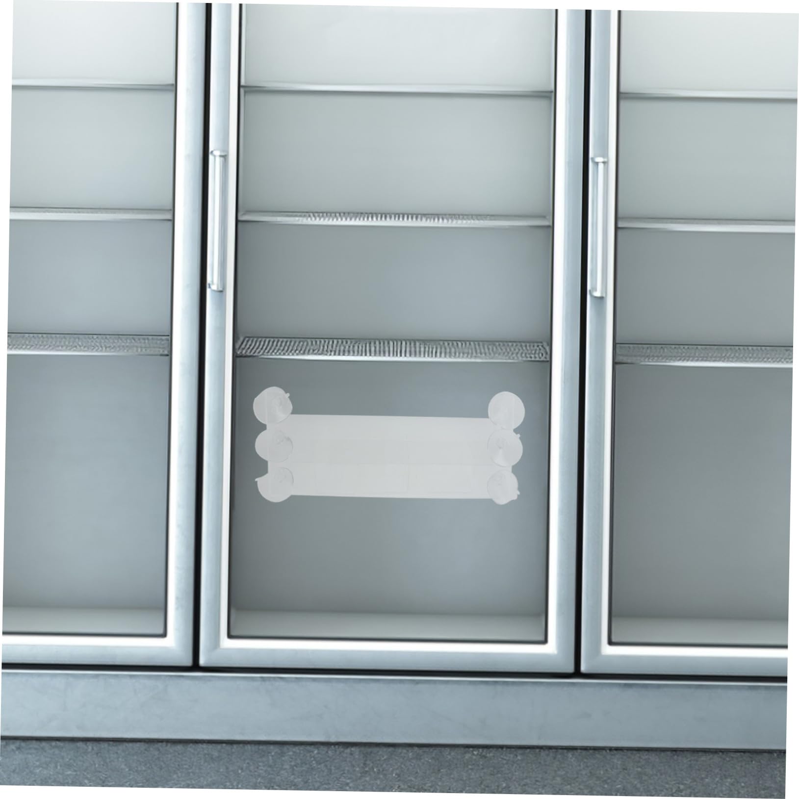 MAGICLULU Organizador de Nevera de Acrílico con Ventosas y Compartimentos Ajustables, Separador Transparente para Latas y Bebidas