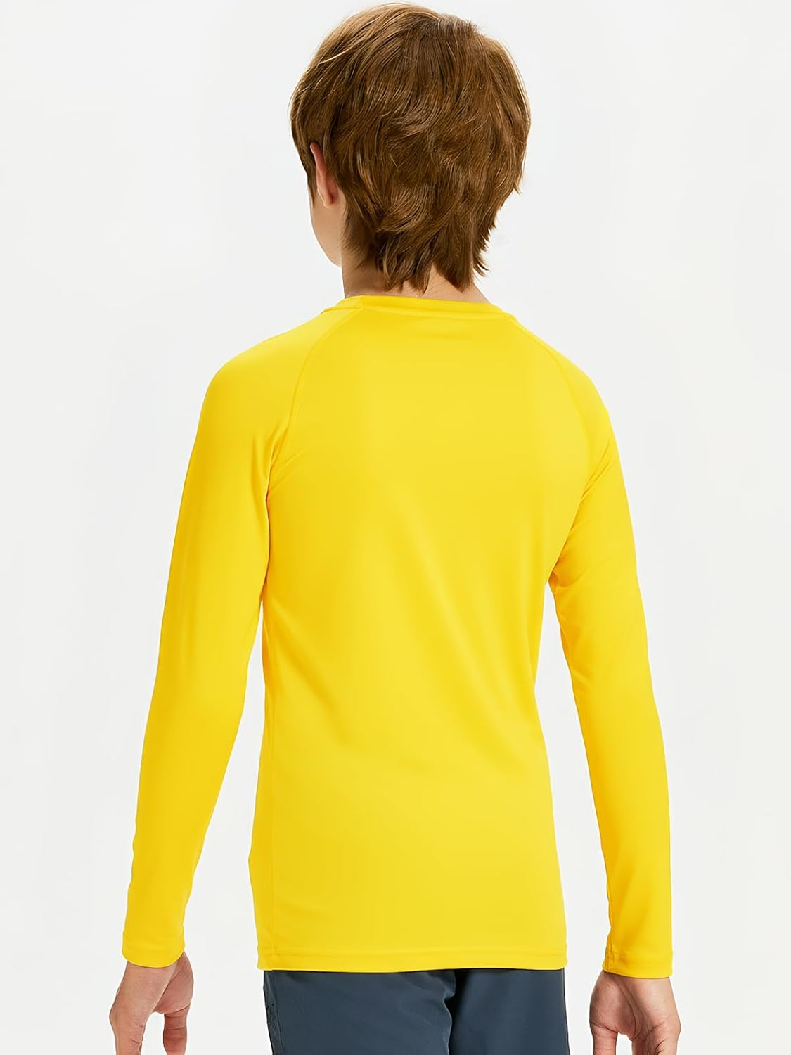 DEVOROPA Youth Boys Compression Shirt Long Sleeve Football Baseball Undershirt Quick Dry Sports Baselayer Crewneck - Image 3