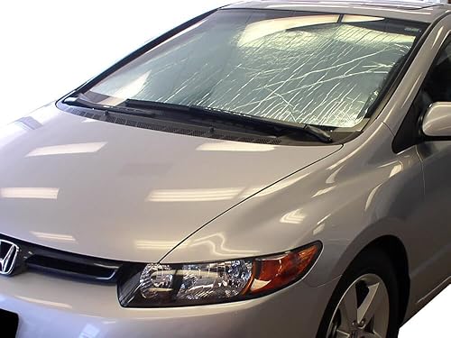 Miniatura 2 de HeatShield, The Original parasol para parabrisas, ajuste personalizado para Honda Civic Coupé 2006, 2007, 2008, 2009, 2010, 2011, serie plateada