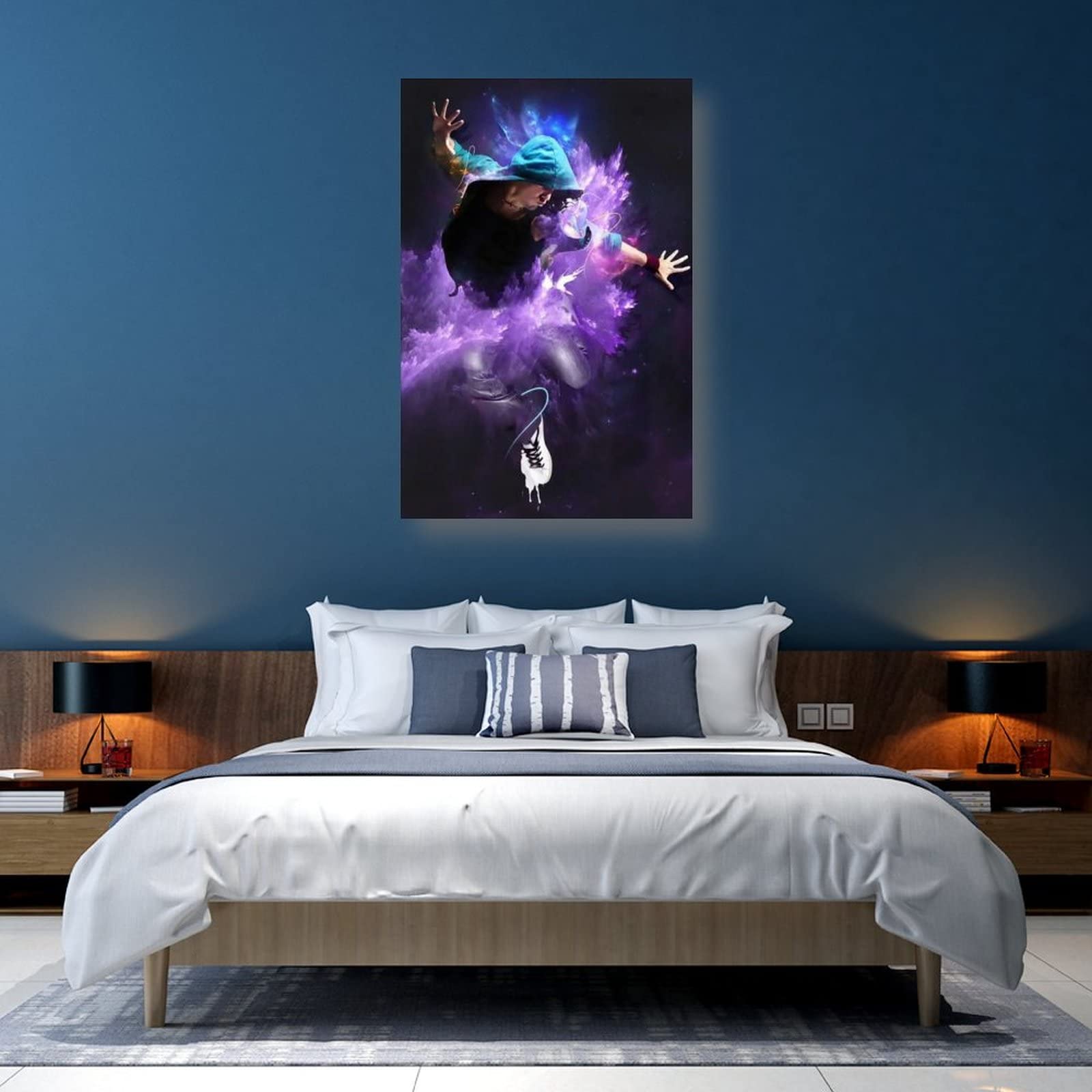 Poster artistico hiphop, decorazione da parete, opere d'arte moderne per la casa, 40 x 60 cm