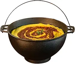 Caçarola Polenta Caldos Sopas de Ferro Fundido 5,5l Sem Tampa