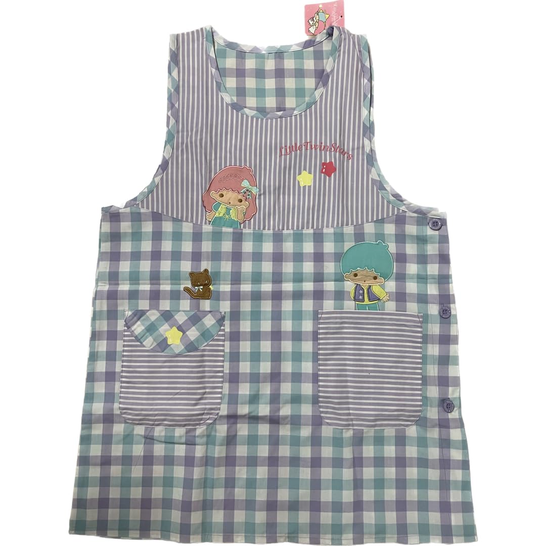 Amazon.co.jp: エプロン 保育士 割烹着 キキララ リトルツインスター