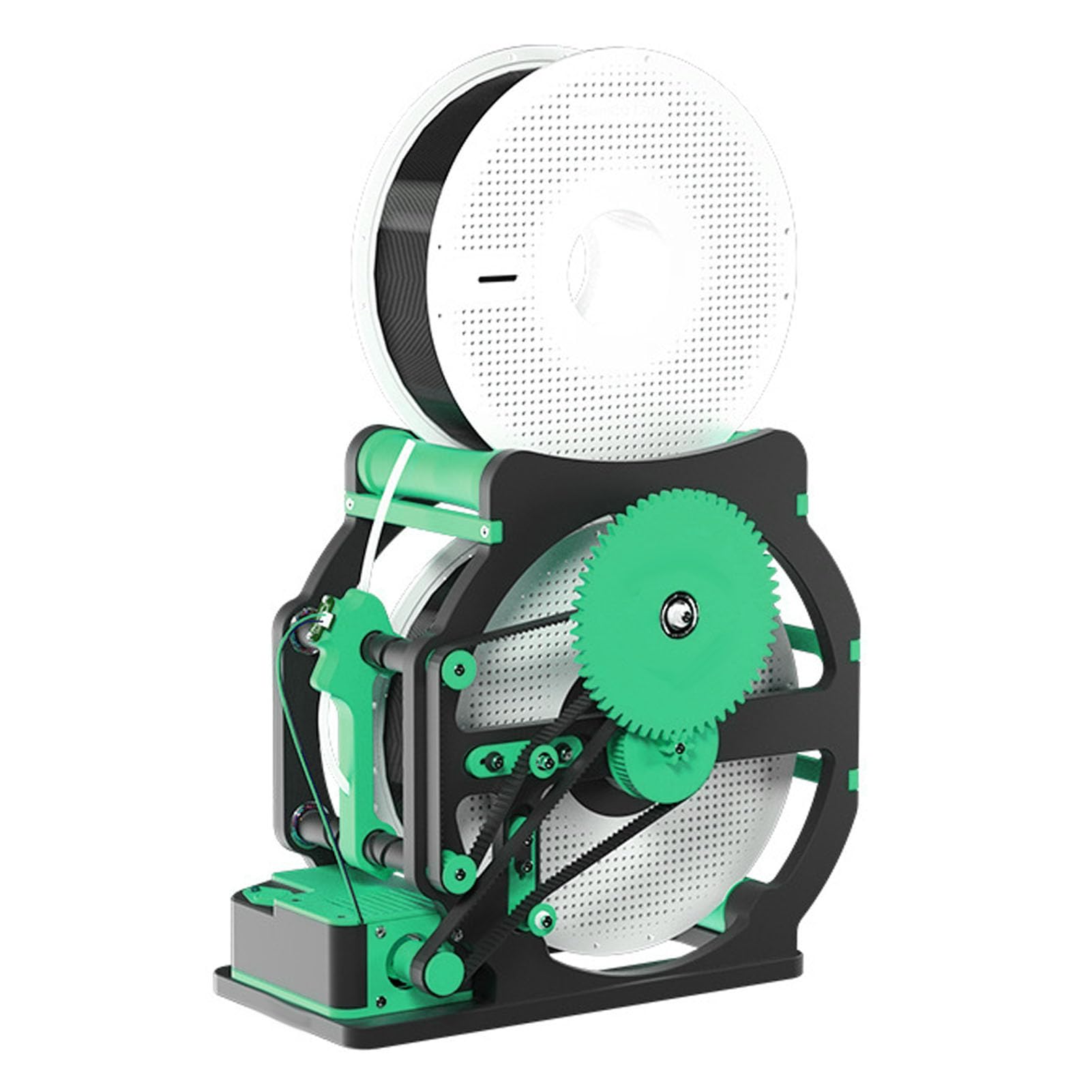 Annadue Avvolgitore per Filamenti 3D con Arresto Automatico, Riavvolgitore Elettrico per Bobine da 1 Kg, Azionamento con Motore Passo-passo, Compatibile con Nylon TPU PLA, Larghezza 1,75-4 Mm, Spina