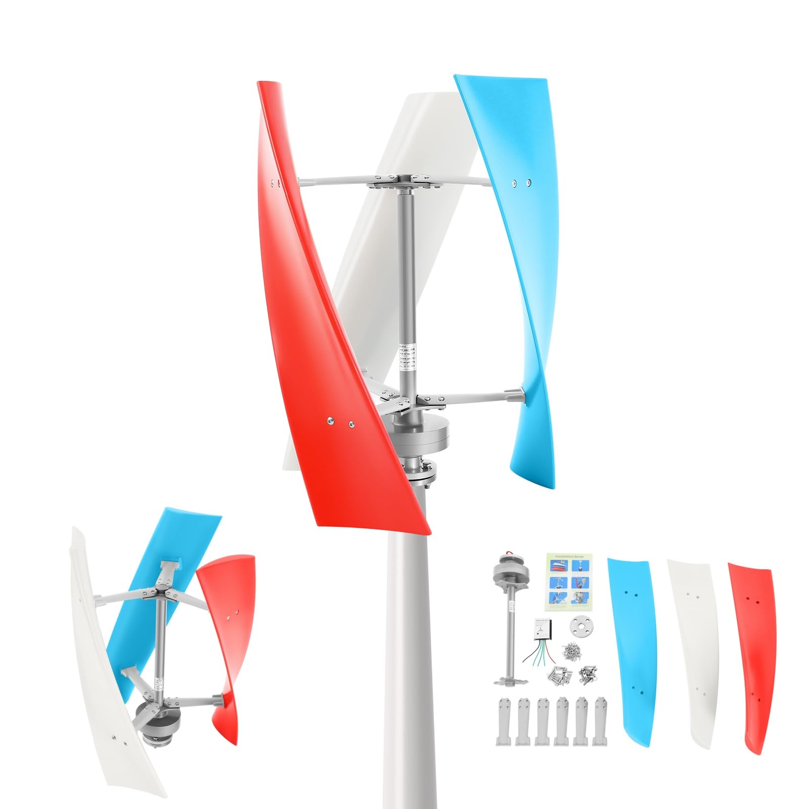 Amazon.com: 400W Wind Turbine Generator Kit, 12V Vertical Helix