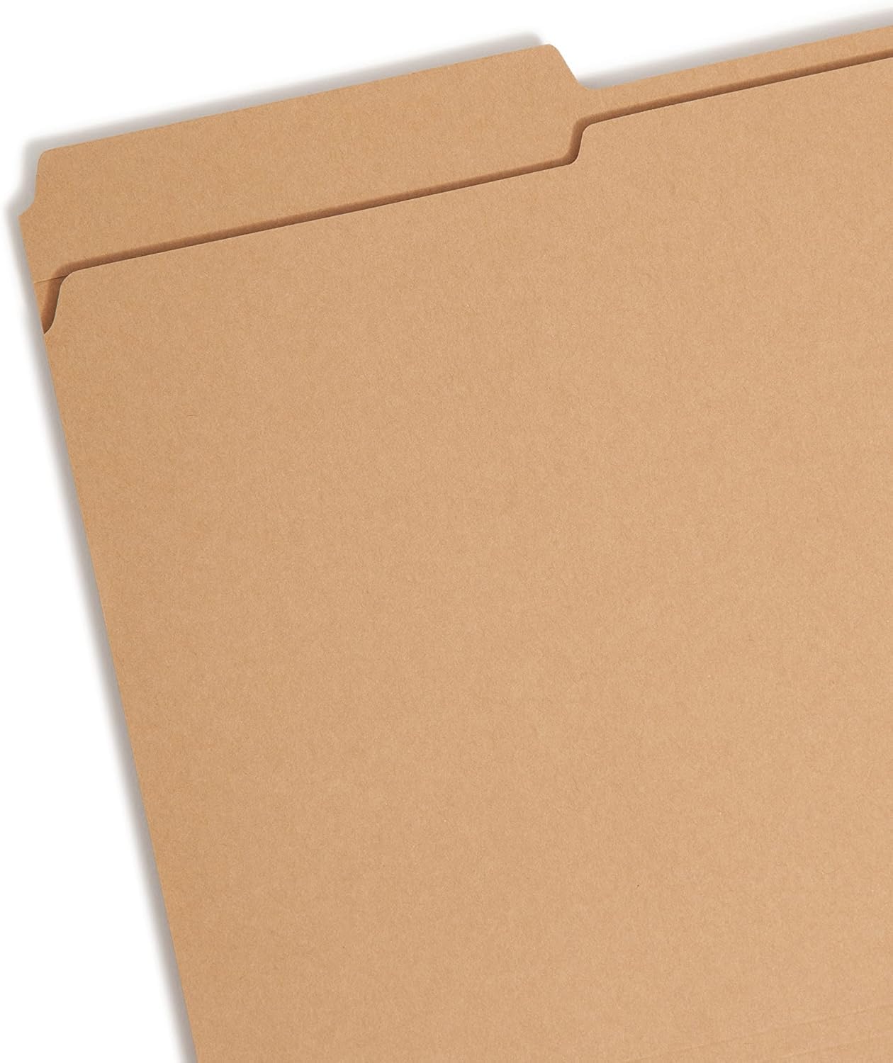 Smead 19834 Schnellhefter, 1 Verschluss, verstärkte 1/3-Schnittlasche, legale Größe, Kraftpapier, 50 Stück pro Box