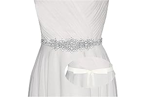 Handmade Rhinestone Bridal Belt for Formal Dress