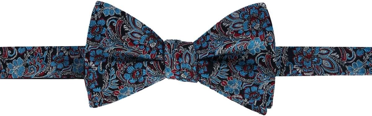 Trafalgar Men's Enzo Exploded Floral Silk Bow Tie
