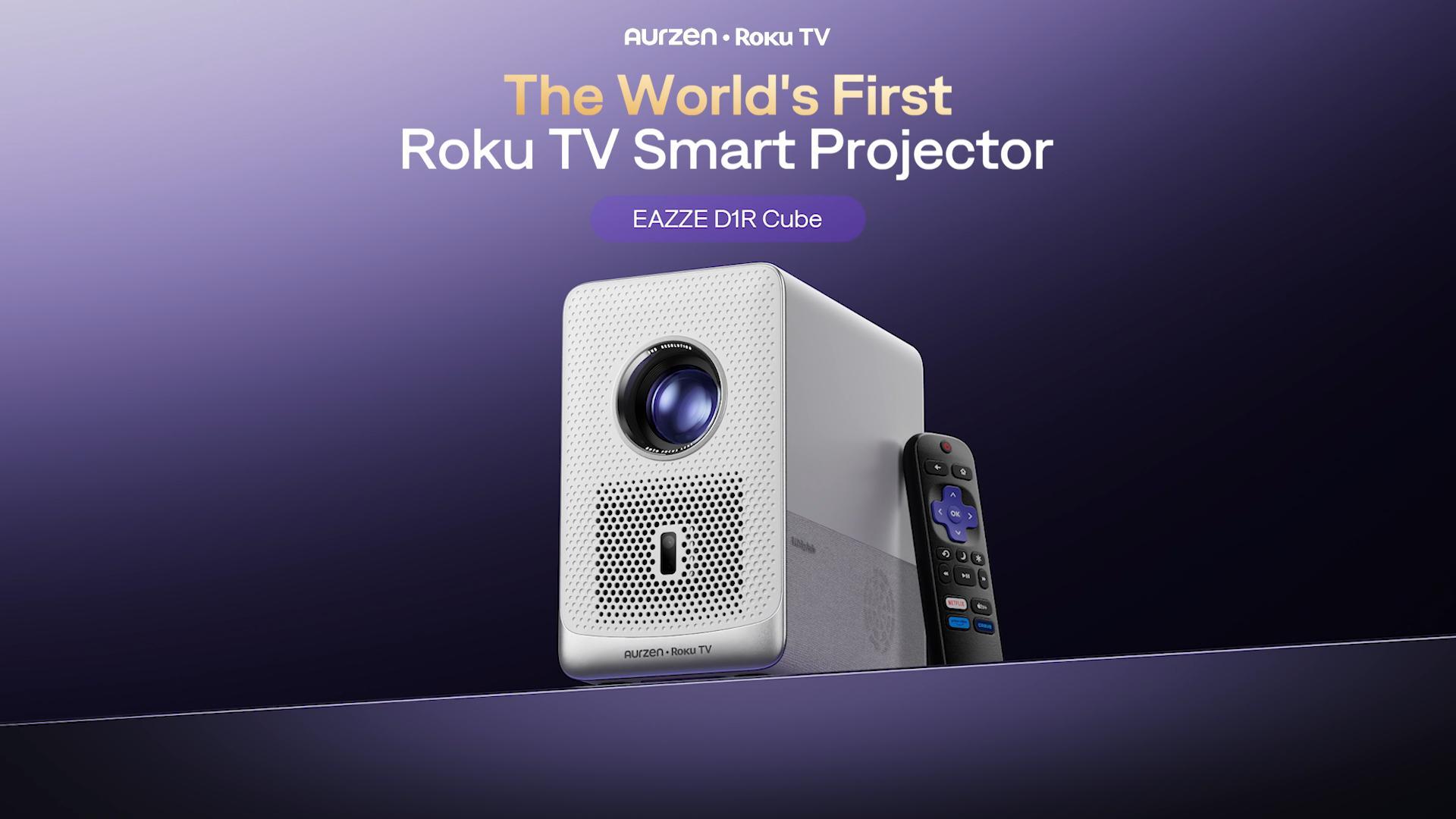 Watch The World's First Roku TV Smart Projector on Amazon Live