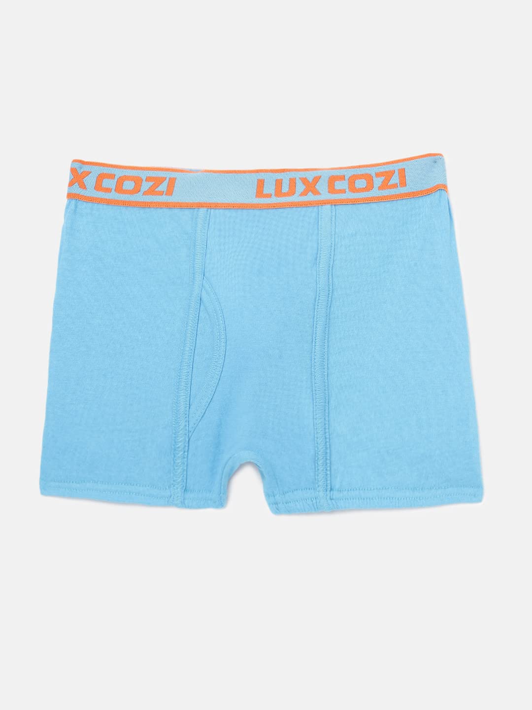 Lux Cozi Bigshot Boy's Pack of 8 Super Combed Cotton Outer Elastic Semi Long Plain Trunk for Kids (Size : 70cm) Multicolour - Image 3 thumbnail
