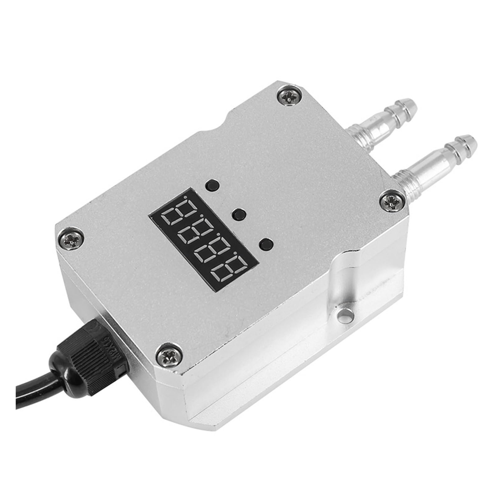 Micro transmetteur de Pression différentielle Capteur de Pression différentielle d'air à Affichage LCD LED QDF70B Capteur différentiel de Pression différentielle de Vent 4-20 mA(0-5Kpa)
