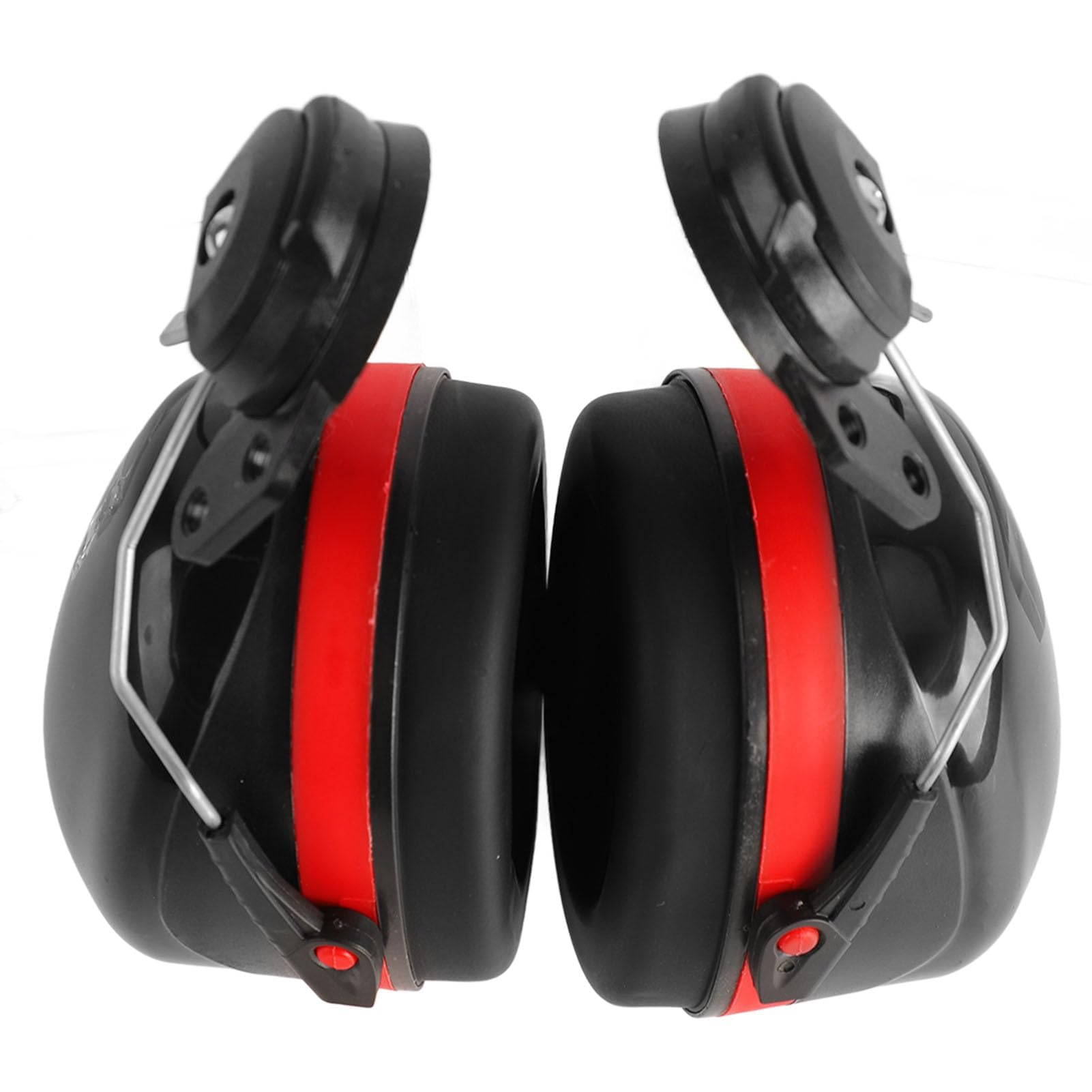 Pack of 2 Adjustable Hard Hat Ear Muffs Helmet Mounted Ear Protectors for Construction, Manufacturing and Industrial Work