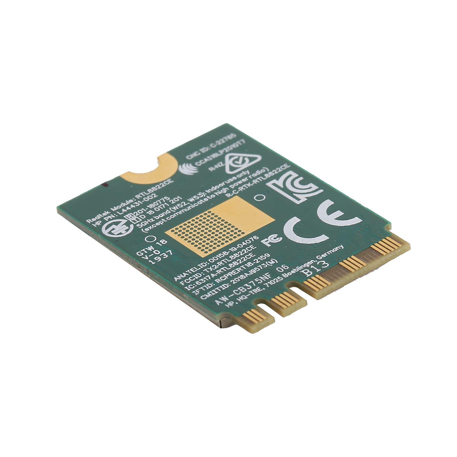 Bezprzewodowa karta sieciowa, moduł WiFi 2,4/5,0 GHz Bluetooth 5.0 M.2 NGFF WiFi bezprzewodowa karta 802.11a/b/g/n/ac RTL8822CE