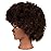 African Mannequin Head with 100% Human Hair Mannequin Head Curly Cosmetology Manican Mannequins Heads with Stand for Display Practice Braiding Styling Training Head Hair Styling