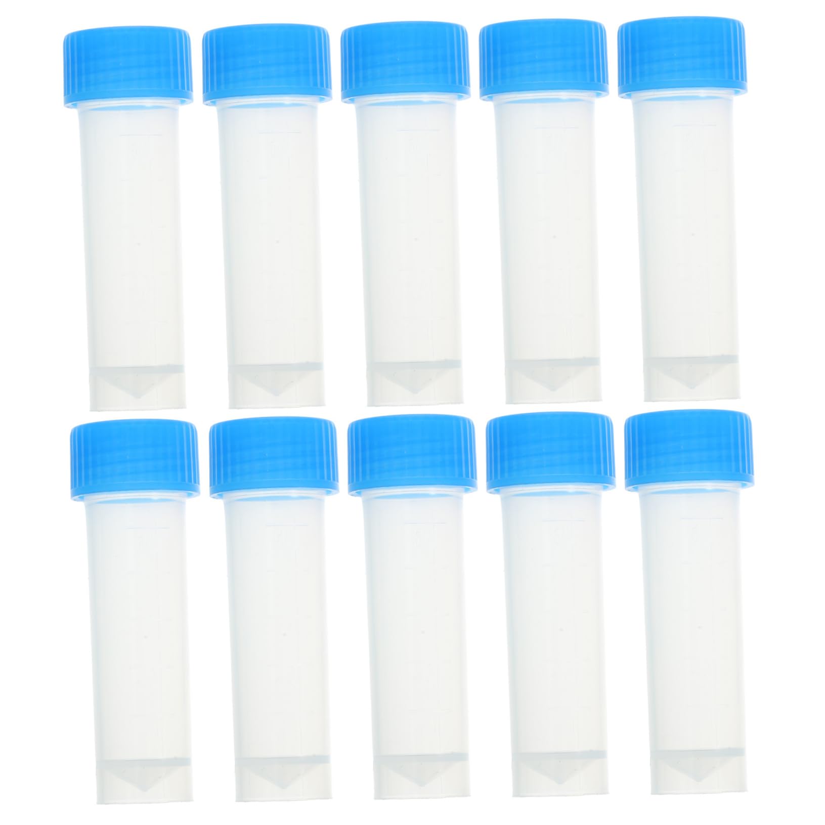 NAMOARLY 40pcs Cryovial Tubes 5ml Plastic Freezing Test Tubes Screw Perfect for Lab Use Random Color