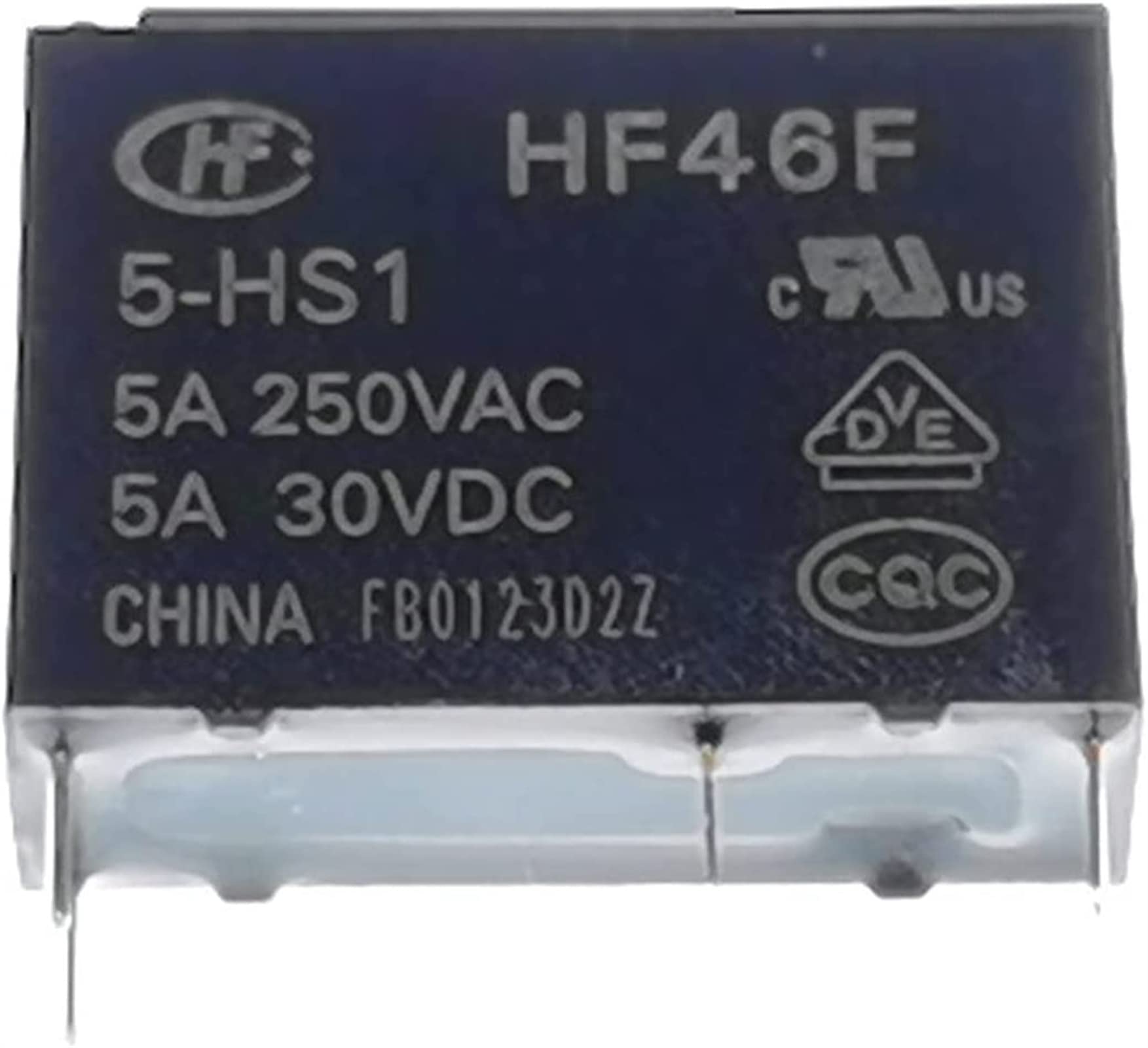 Aerbnyeqp One Color Relay 5Pcs Hf46f-12-Hs1 Hf46f 12-Hs1 Hf46f-12-Hs1t 12V 5A Dip4(Onecolor)